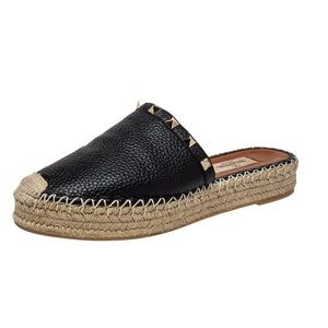 VALENTINO ROCKSTUD ESPADRILLE MULES